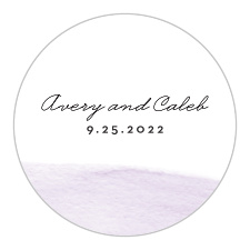 Our Simple Brushstroke Wedding Stickers are the perfect way to add a unique touch to your wedding invitation package!