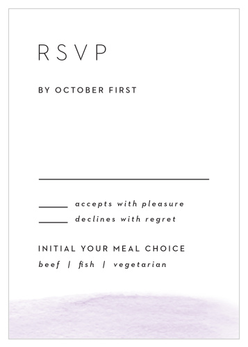 Simple Brushstroke Response Cards
