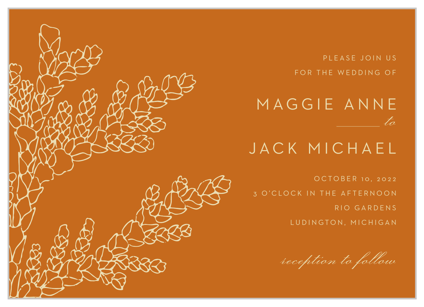 Desert Dreams Wedding Invitations