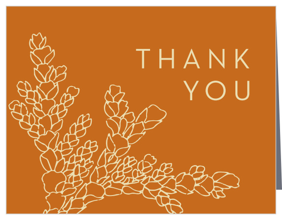 Desert Dreams Wedding Thank You Cards