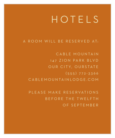 Desert Dreams Accommodation Cards
