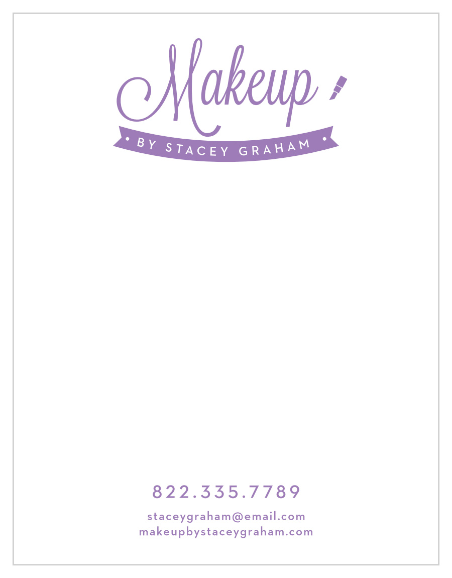 Little Lipstick Business Stationery