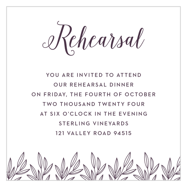 Wreath of Love Rehearsal Cards