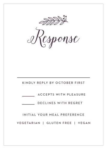 Wreath of Love Response Cards