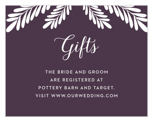 Wreath of Love Registry Cards