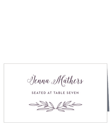 Wreath of Love Place Cards
