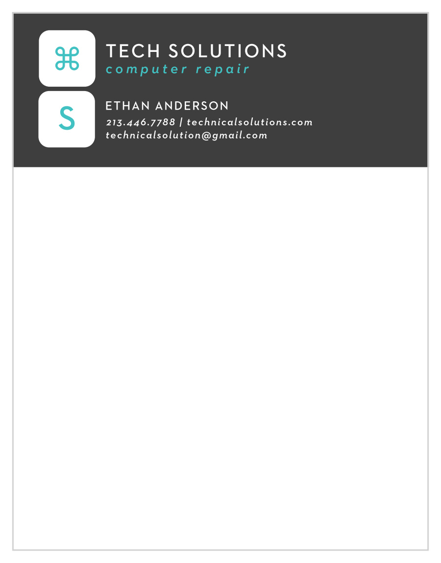 Computer Repair Business Stationery