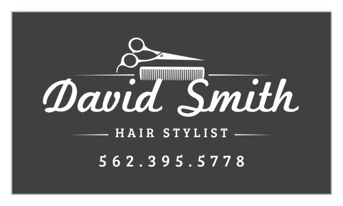 Retro Barber Business Cards