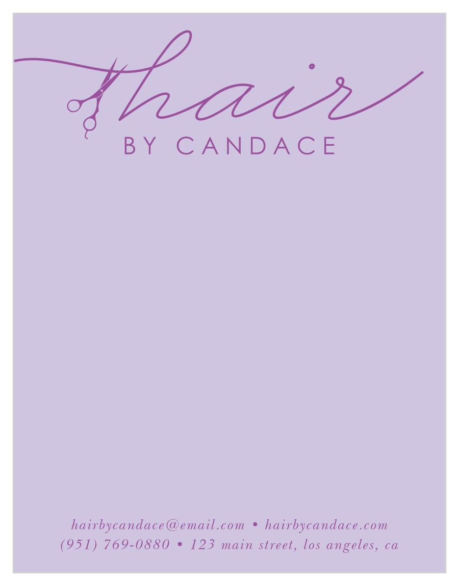 Snipped Strand Business Stationery