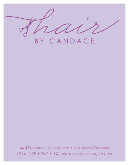 Snipped Strand Business Stationery
