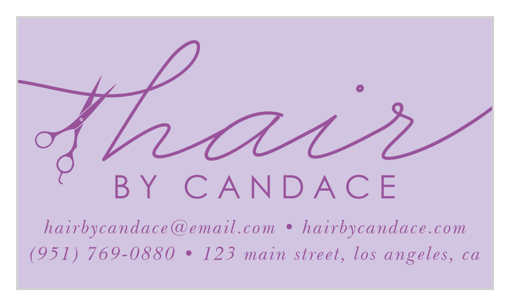 Snipped Strand Business Cards