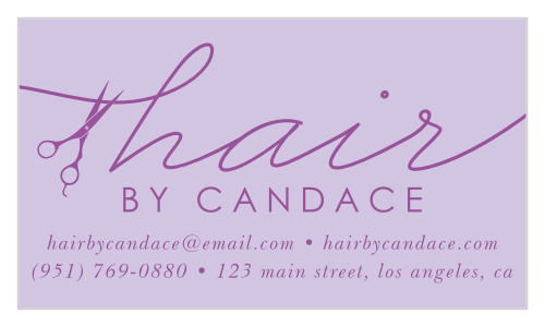 Snipped Strand Business Cards