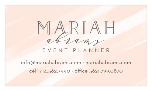 You'll be sure stand out with our elegant and delicate Painter Planner Business Cards.