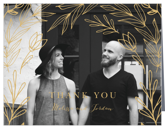 Foliage Arch Wedding Thank You Cards