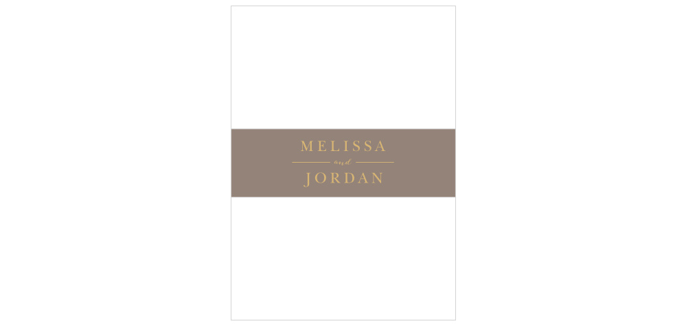 Foliage Arch Wedding Belly Bands