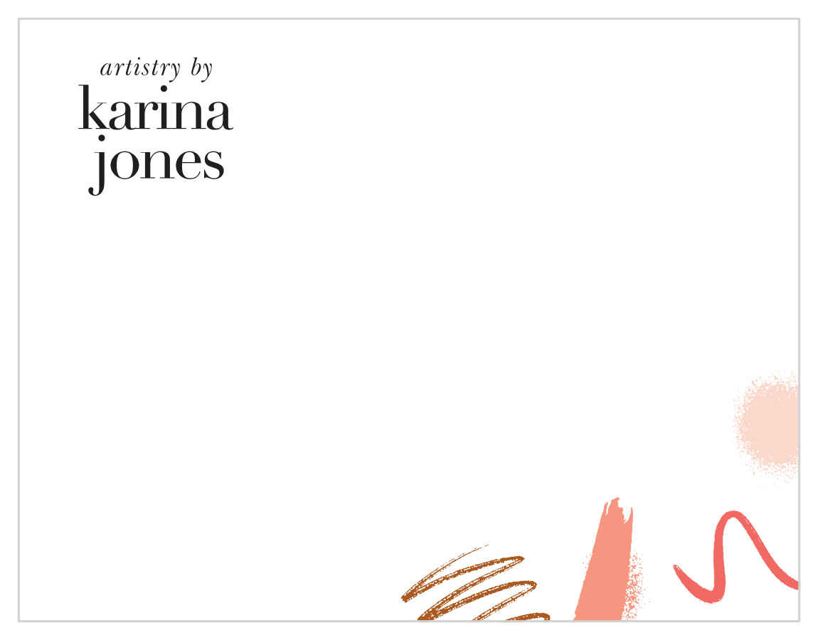 Makeup Swatches Business Stationery