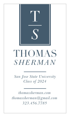 Stand out in potential employers' eyes with our sleek Student Banner Business Cards.
