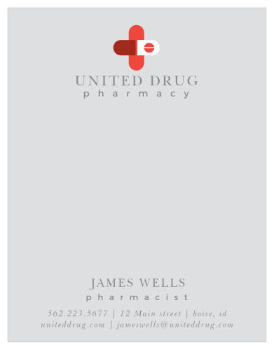 Pharmacy Pill Business Stationery