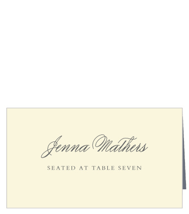 Rustic Ampersand Place Cards