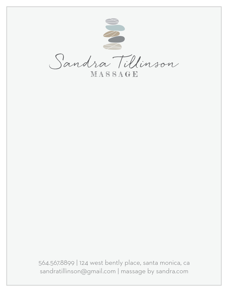 Balanced Stones Business Stationery
