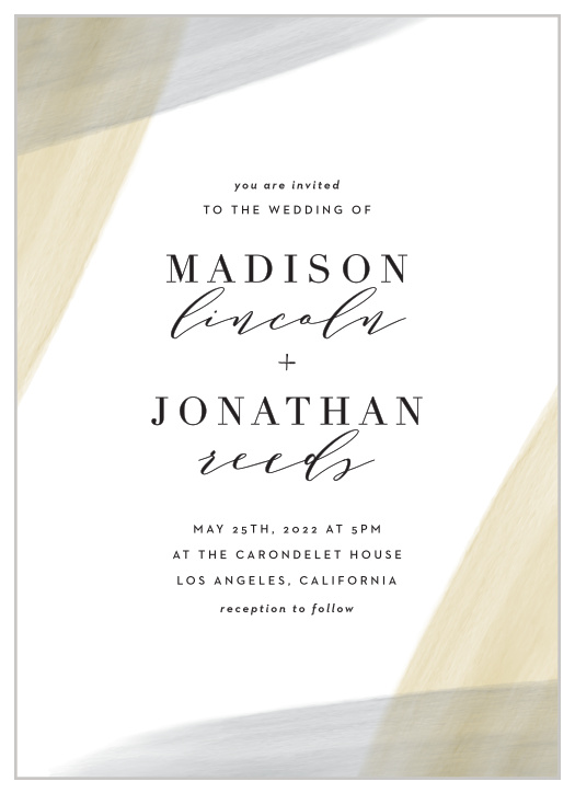 Bring together the people you care about most with our Luxe Watercolor Wedding Invitations! 