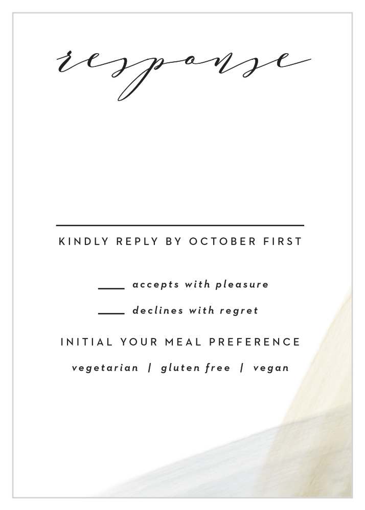Luxe Watercolor Response Cards