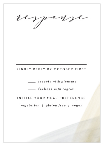 Luxe Watercolor Response Cards