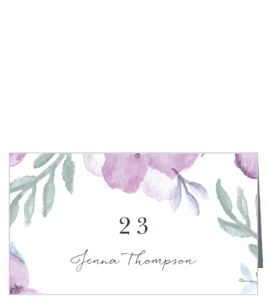 Mauve Medley Place Cards