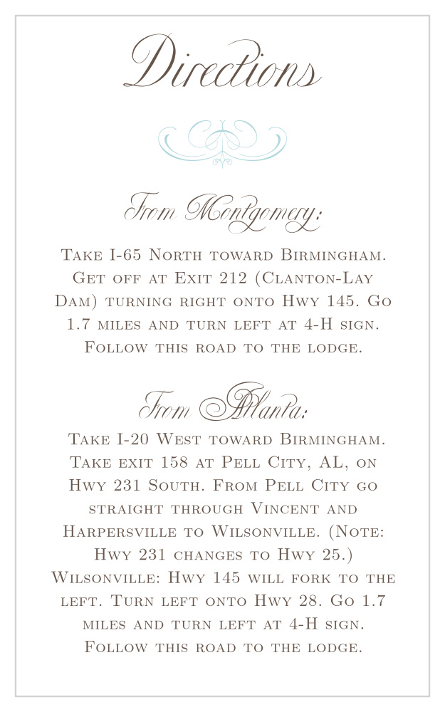 Flourish Charm Direction Cards