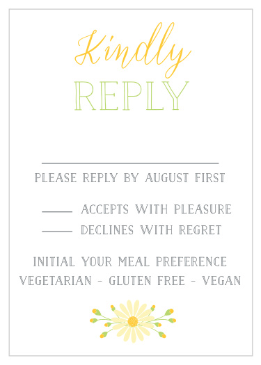 Daisy Frame Response Cards