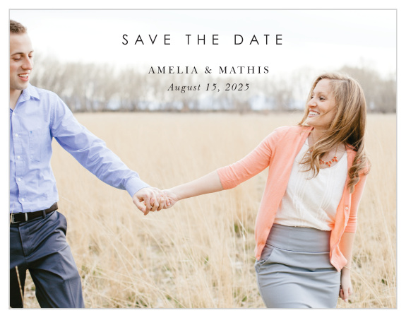 Your loved ones will be so anxious for your wedding when they receive your Mauve Florals Save-the-Date Cards! 