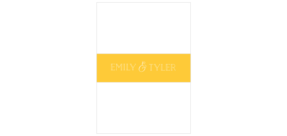 Daisy Frame Wedding Belly Bands