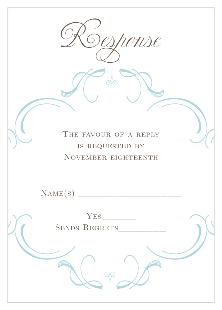 Flourish Charm Response Cards