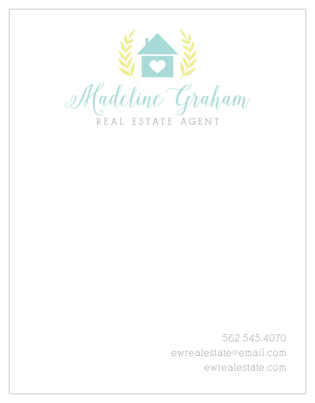 Home Wreath Business Stationery