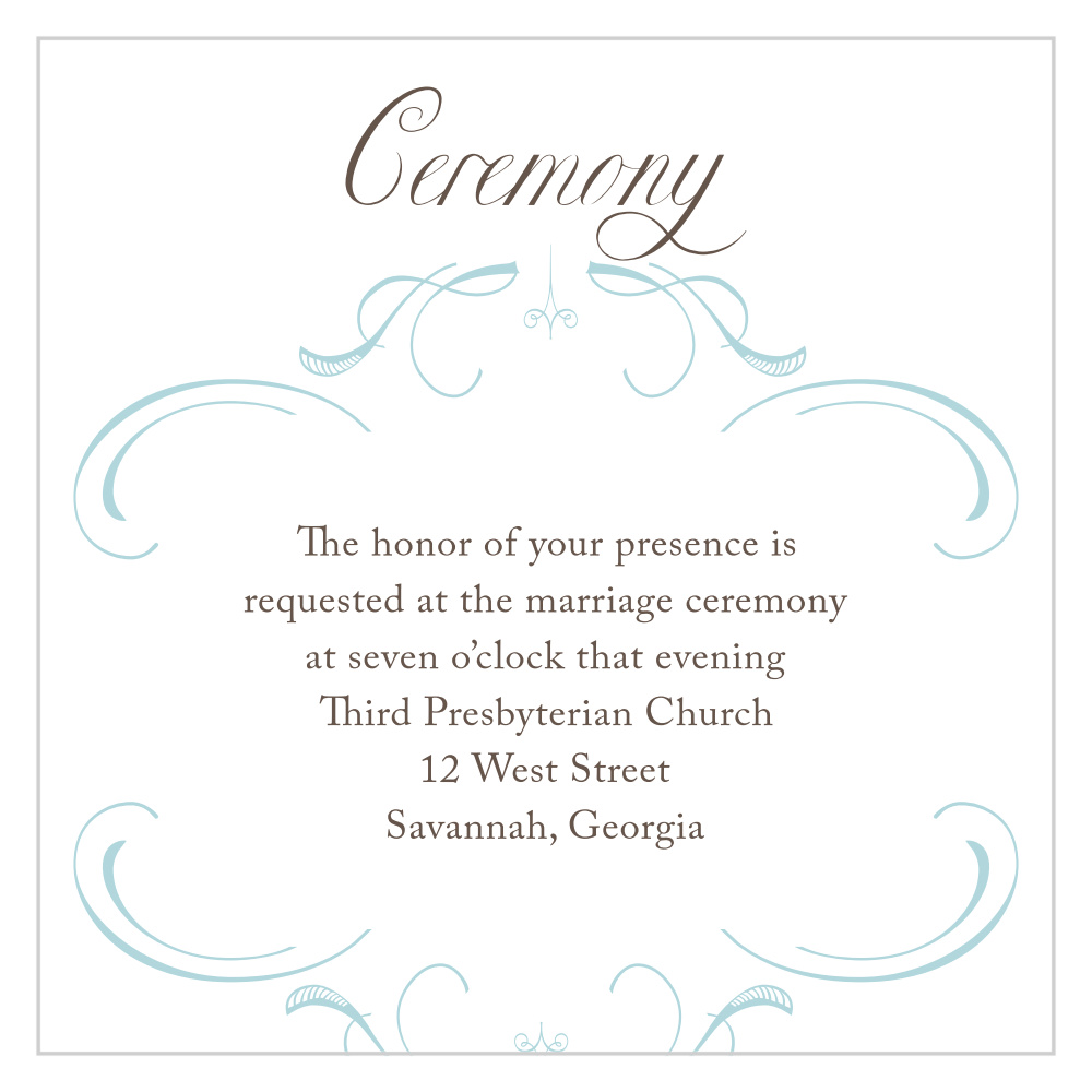 Flourish Charm Ceremony Cards
