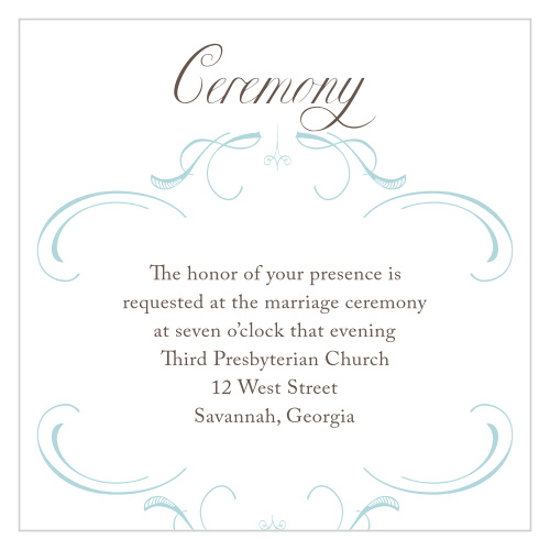 Flourish Charm Ceremony Cards