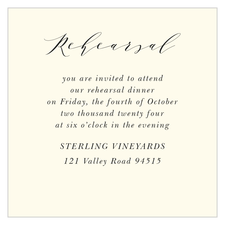 Gilded Leaf Rehearsal Cards