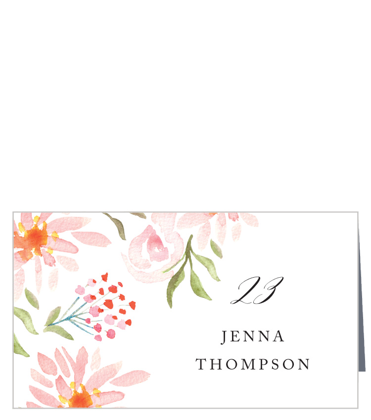 Daisy Festival Place Cards