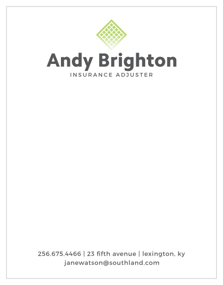 Bright Insurance Business Stationery