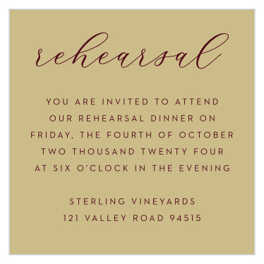 Redwood Forest Rehearsal Cards