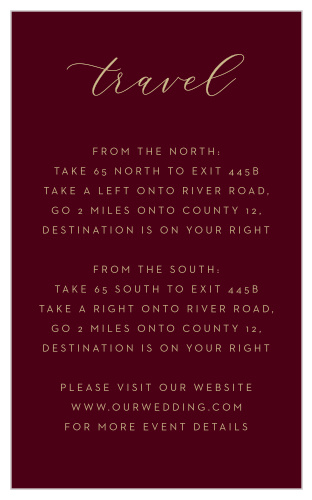 Redwood Forest Direction Cards