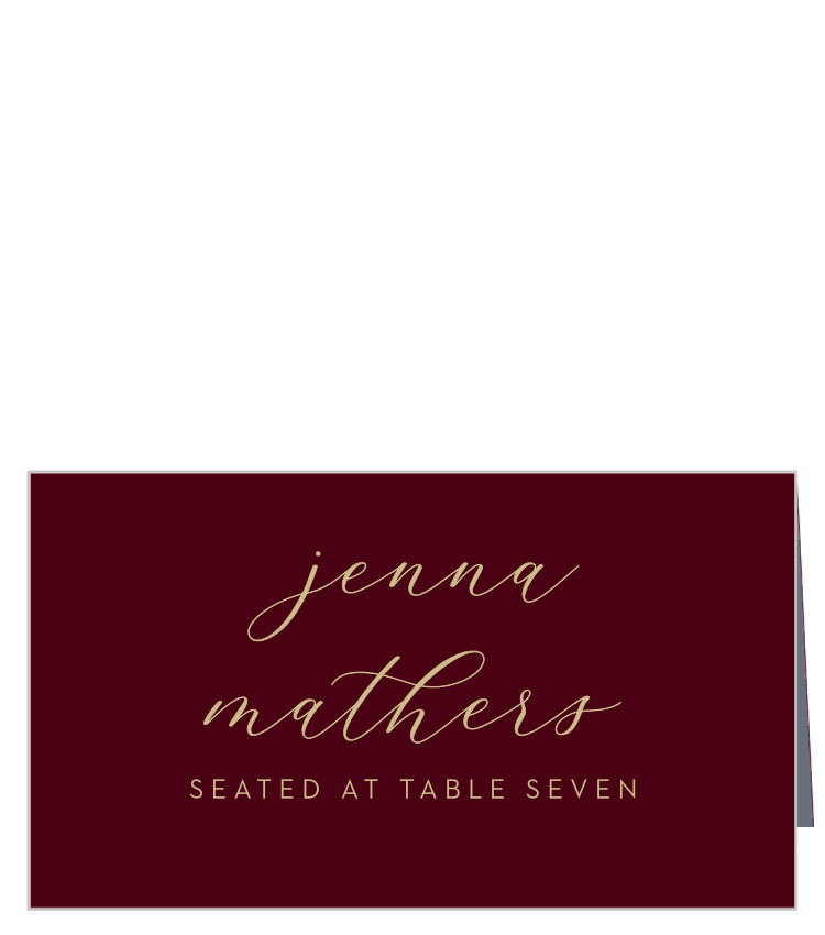 Redwood Forest Place Cards