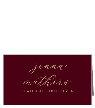 Redwood Forest Place Cards