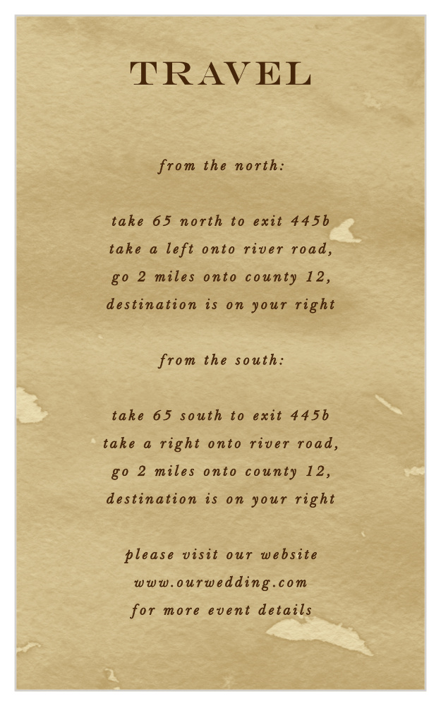 Leaves of Fall Direction Cards