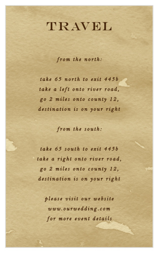 Leaves of Fall Direction Cards