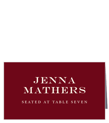Leaves of Fall Place Cards