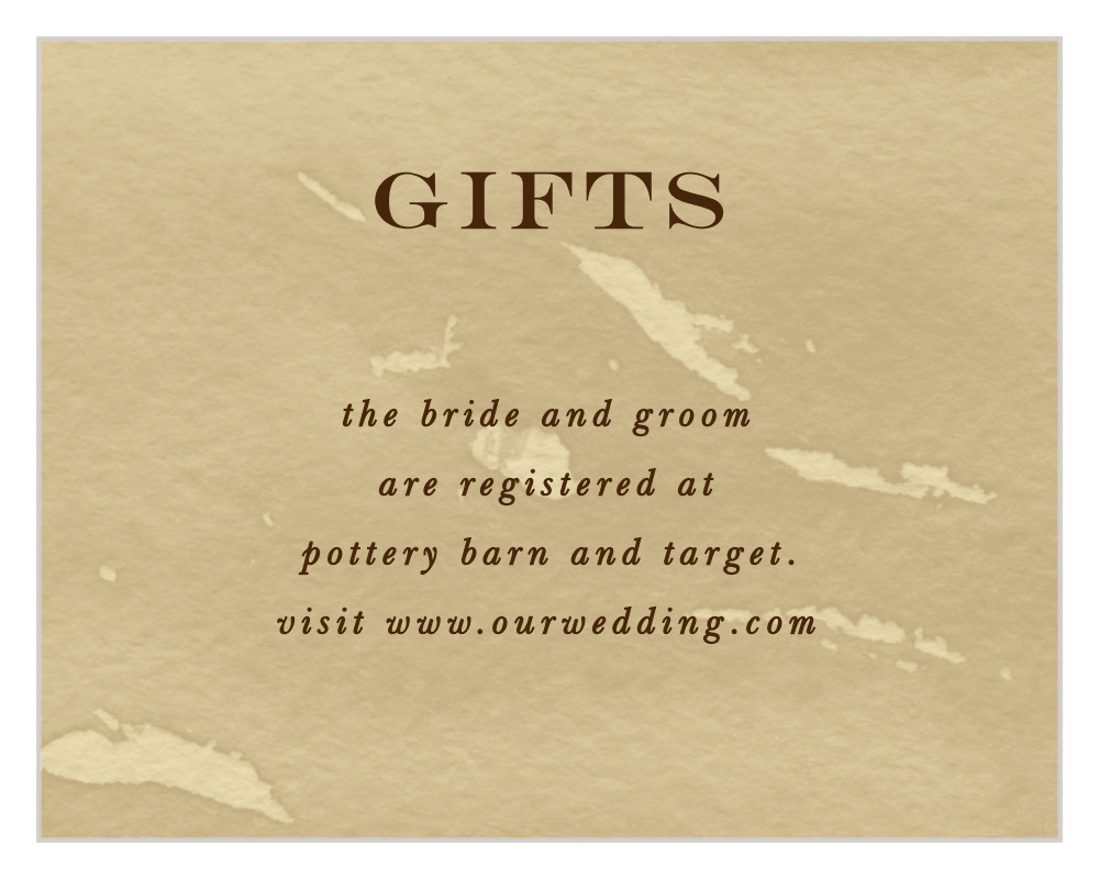 Leaves of Fall Registry Cards
