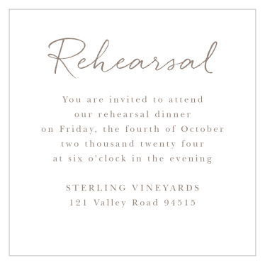 Watercolor Pines Rehearsal Cards