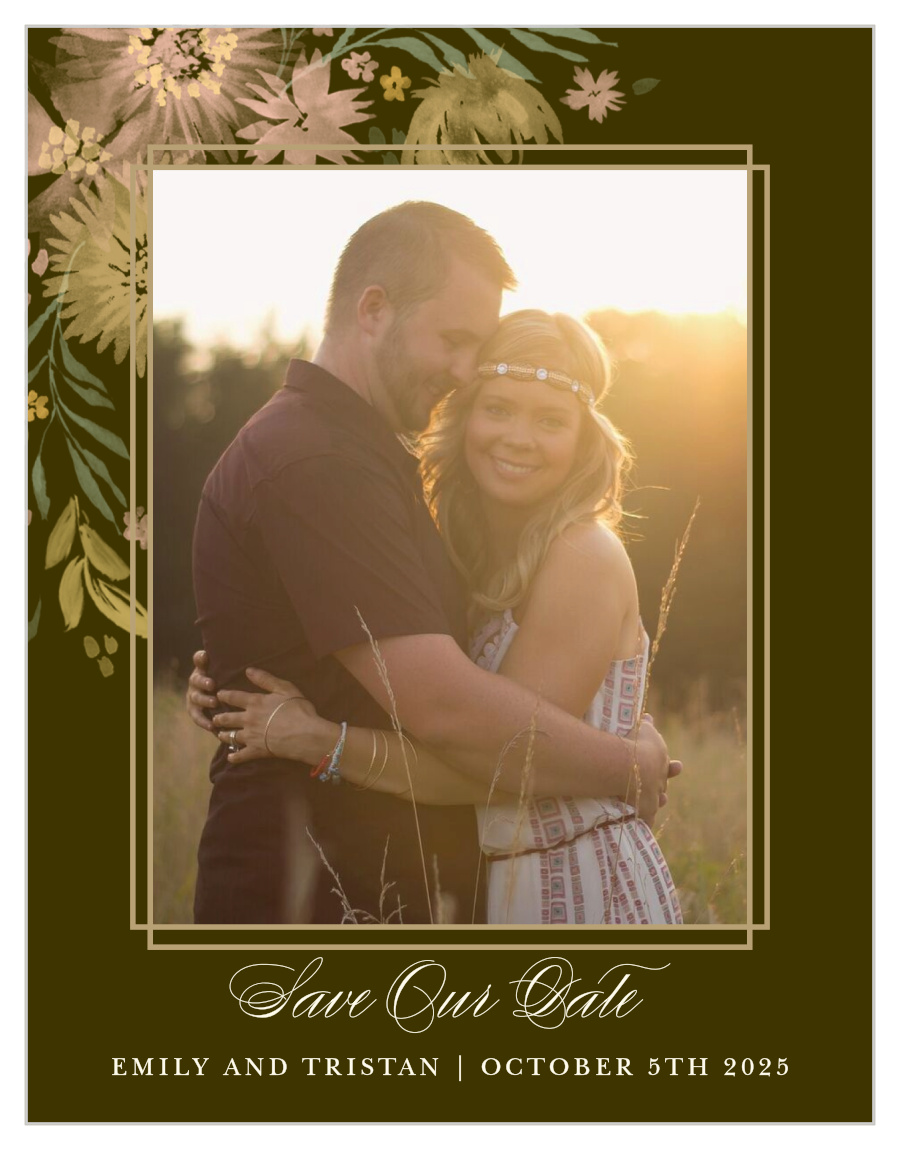 Mountain Wildflowers Save the Date Magnets