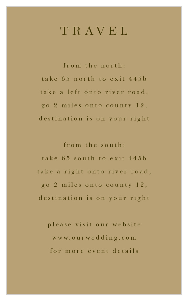 Mountain Wildflowers Direction Cards